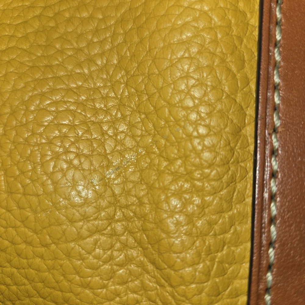 Dooney & Bourke Yellow Leather Satchel - Picture 14 of 14